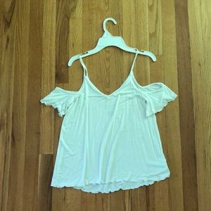 Cold shoulder tank top